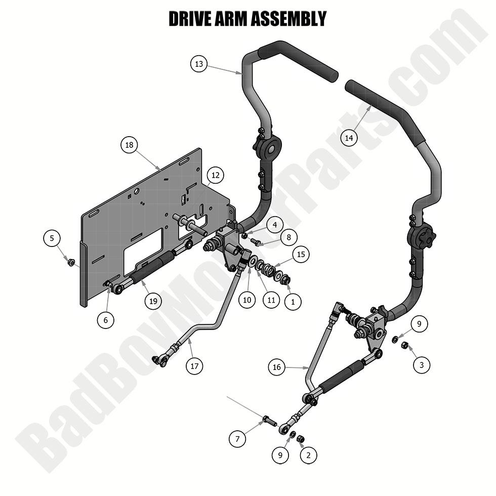 2019 Compact Outlaw Drive Arm Assembly